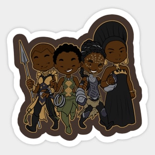 Ladies of Wakanda Sticker